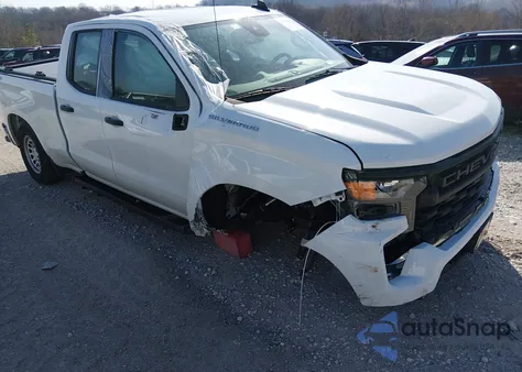 2024 Chevrolet Silverado 1500 4Wd Standard Bed Wt из США, поврежденный, VIN 1GCRDAEK2RZ208689